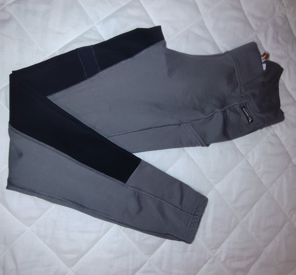 Kerrits Women's Gray and Black Leggings Size M. Bg45